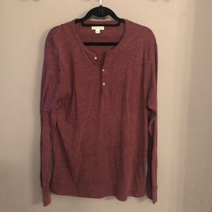J. Crew Men’s knit Henley